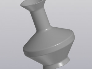 Vase Bottle Model Cetak 3D