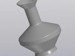 Vase Bottle 3D Print Model