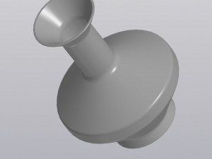 Vase Bottle Model Cetak 3D