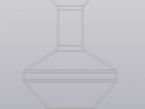Vase Bottle Model Cetak 3D