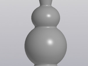 Vase Lady 3D Baskı Modeli
