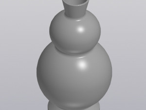 Vase Lady 3D Druckmodell