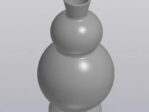 꽃병 아가씨 3D 프린트 모델