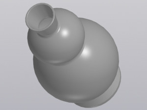 Vase Lady 3D Druckmodell