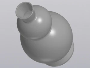 꽃병 아가씨 3D 프린트 모델