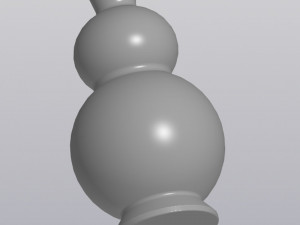 Vase Lady 3D Druckmodell