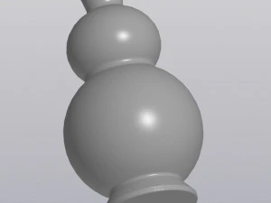 꽃병 아가씨 3D 프린트 모델