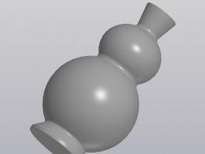 Vase Lady 3D Druckmodell