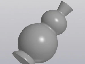 꽃병 아가씨 3D 프린트 모델