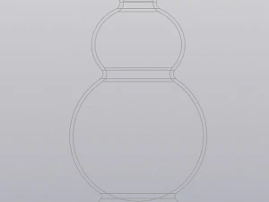 꽃병 아가씨 3D 프린트 모델