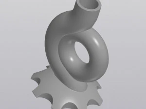 Vase Snail 3D Print Model
