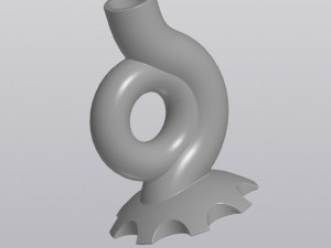 Vase Snail 3D Print Model