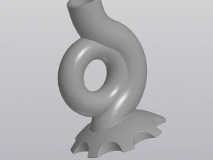 Vase Snail 3D Print Model
