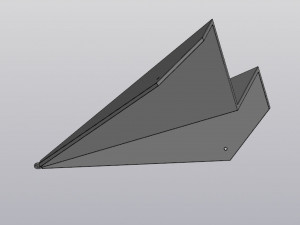 Hanging decor Paper airplane 3D Print Model