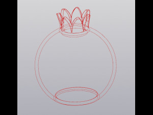 Vase Pomegranate 3D Baskı Modeli