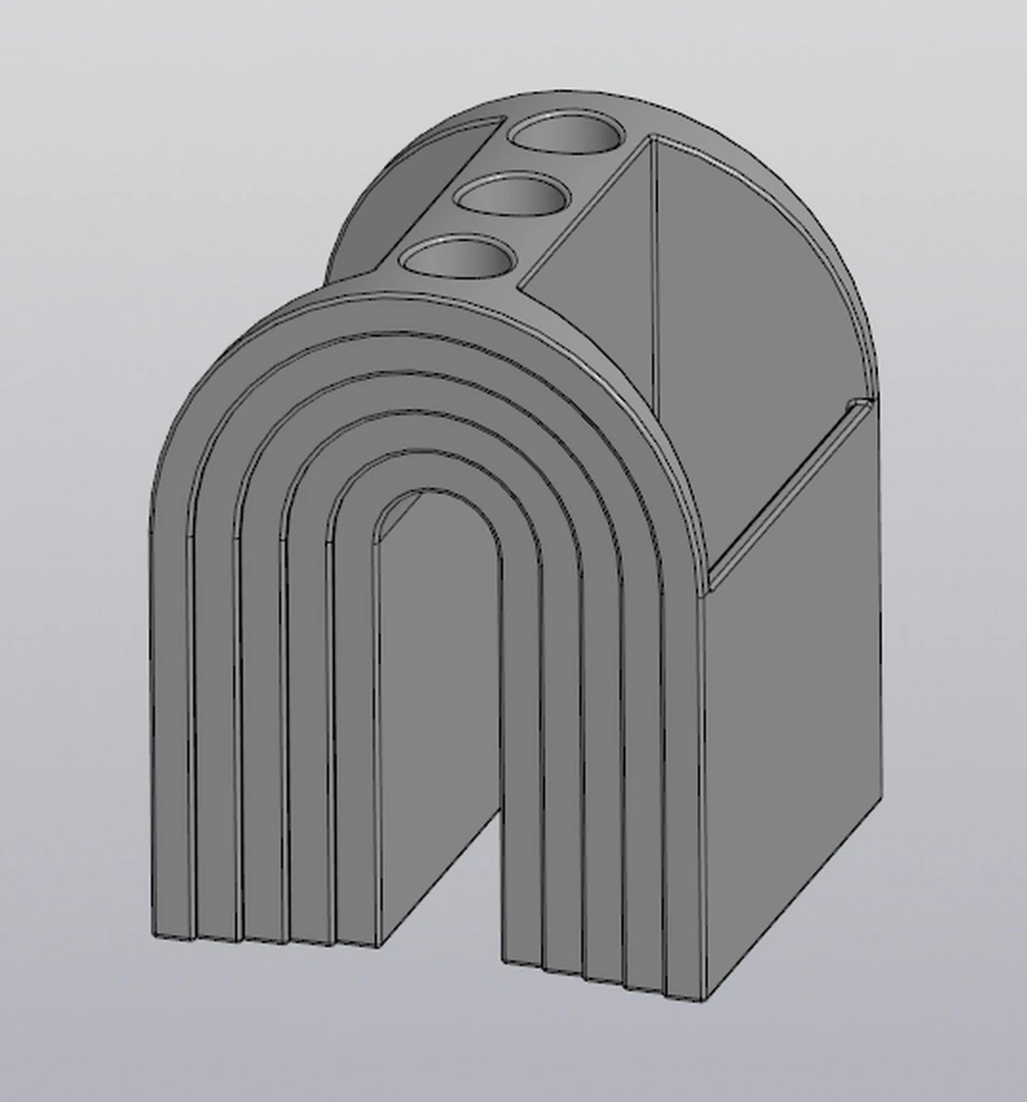 Portal&aacute;pices arco&iacute;ris Modelo de impresión 3D .c4d .max .obj .3ds .fbx .stl .blend 
