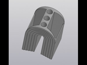 Rainbow penholder Modello di stampa 3D