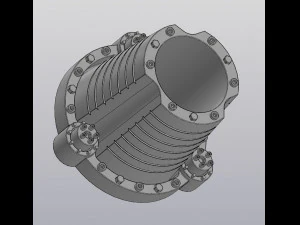 Flowerpot Techno 3D Print Model