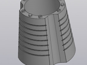 Flowerpot Techno 3D Druckmodell