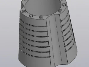 Flowerpot Techno 3D Print Model