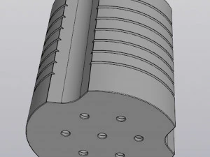 Flowerpot Techno 3D Print Model