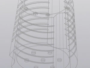 Flowerpot Techno 3D Print Model