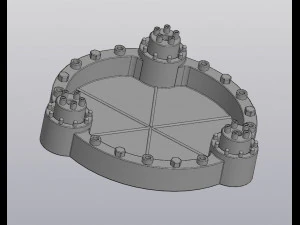 Flowerpot Techno 3D Print Model