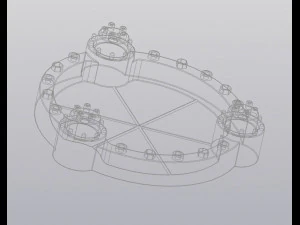 Flowerpot Techno 3D Print Model