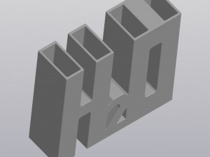 Vase Pencil holder H2O 3D Print Model