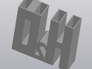 Vase Pencil holder H2O 3D Print Model