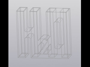 Vase Pencil holder H2O 3D Print Model