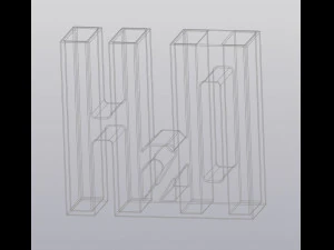 Vase Pencil holder H2O 3D Print Model