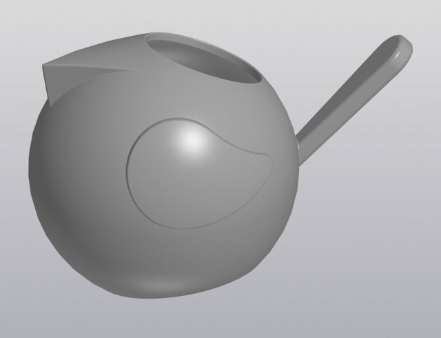 Flowerpot Vase Bird 3D Print Model .c4d .max .obj .3ds .fbx .stl .blend