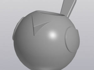 Flowerpot Vase Bird 3D Print Model