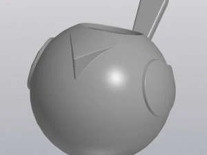 Flowerpot Vase Bird 3D Print Model
