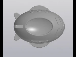 Flowerpot Holder for small things Airplane 3D Print Model
