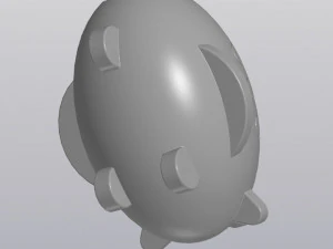 Flowerpot Holder for small things Airplane 3D Print Model