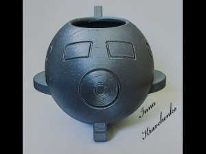 Flowerpot Holder for small things Airplane 3D 프린트 모델