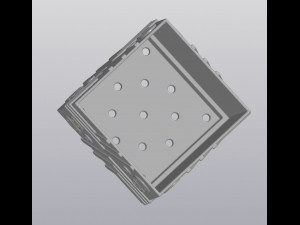 Flowerpot High Tech 3D 프린트 모델
