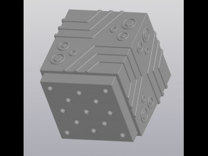 Flowerpot High Tech 3D 프린트 모델