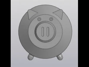 Flowerpot Holder for small things Piglet 3D Print Model