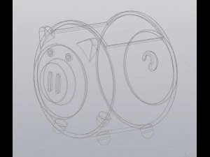 Flowerpot Holder for small things Piglet 3D Print Model