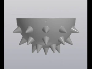 吊り下げ有刺鉄線プランター 3Dプリントモデル