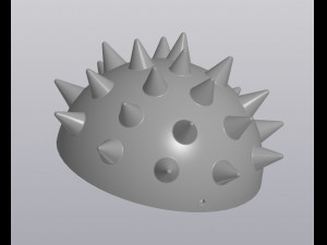 Hanging Barbed planter 3D Print Model