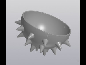 Hanging Barbed planter 3D Print Model