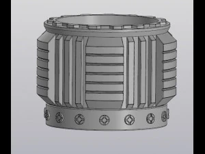 Techno planter 3D Print Model
