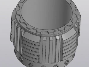 Techno planter 3D Print Model