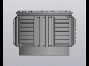 Techno planter 3D Print Model