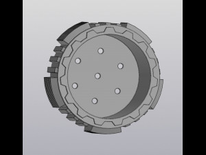 Techno planter Modello di stampa 3D