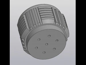 Techno planter 3D Print Model